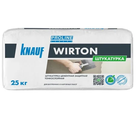 Штукатурка цементная Knauf Виртон 25кг