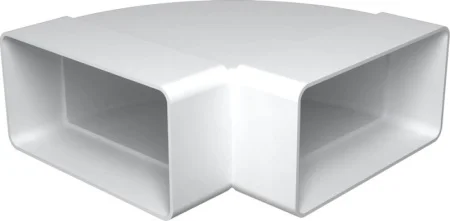 Колено плоское горизонтальное 60х120мм 612КГП Era