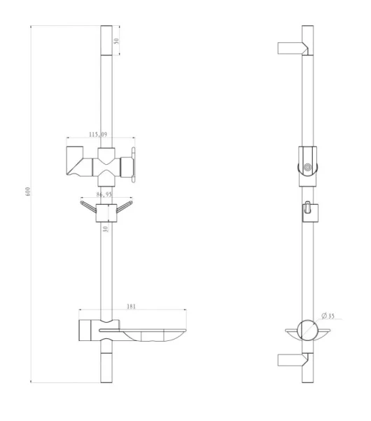 Стойка для душа Lemark LM8062C