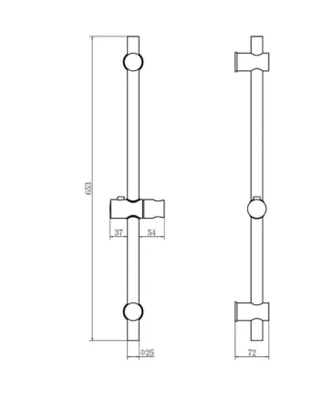Душевой набор с руч. душем 1 реж. Fashun N8001