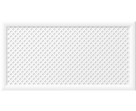 Экран для радиатора 1200х600х12 Готико белый Экран для радиатора 1200х600х12 Готико белый