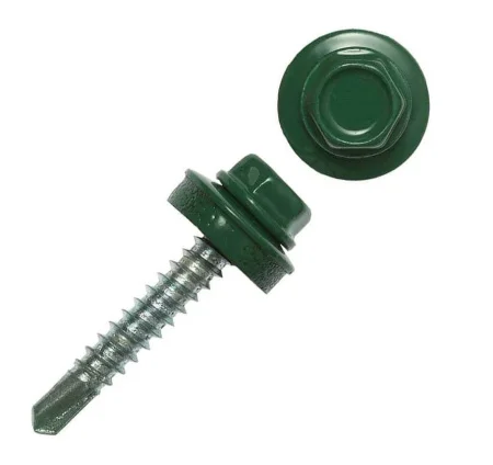 Саморез для крепления кровли, RAL6005 5,5х 25 уп. - 10  шт. SteelRex