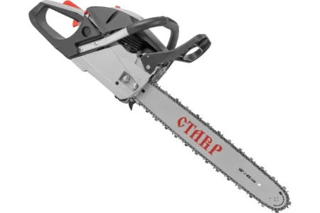 Ставр ПЦБ-45/2100 Пила цепная БЕНЗИНОВАЯ, шина 45см, двигатель 52 куб.см, 2100Вт (2,9л.с.), 2800-300
