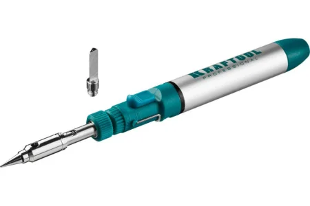 Паяльник газовый, горелка, фен набор 3 в 1 SolderGas 70A, 30-70Вт, 1300°С Kraftool 55504-H3  1