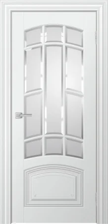 Полотно дверное Бионика-6/Lada/тон Снежный/ сатинат фотопечать рис.1, ДО 90*200,