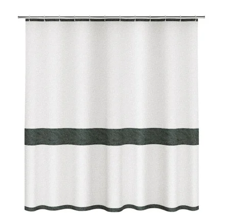 Штора для ванной полиэстер 180х180см Fora Stone black FOR-STN204BL