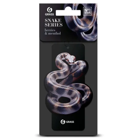 Ароматизатор воздуха Grass "Змея" аромат ягоды и ментол ST-1460 *1