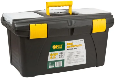 Ящик для инструмента пластиковый 22" Fit 65574 565х325х290мм