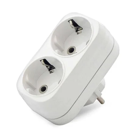 Разветвитель 2-м 16А с зазем А302 (UNIVersal)  1