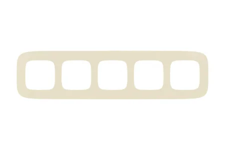 Рамка 5-м  Valena Allure  универс. сл. кость 754315 (Legrand)  1