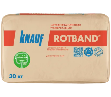 Штукатурка гипсовая Ротбанд 30кг KNAUF  1 40 (2862)