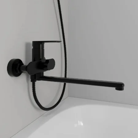 Смеситель для ванны Avrora Moon AV3530 черный матовый