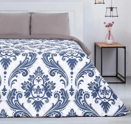 Покрывало Этель евро Дамаск, 230х210 см, микрофибра 5092824  1 10