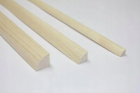 Штапик оконный 2000х10х10 сосна, сортВ Согра