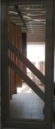 Дверной блок ДО (осина)  с окном 70х700х1800 Тип МС8