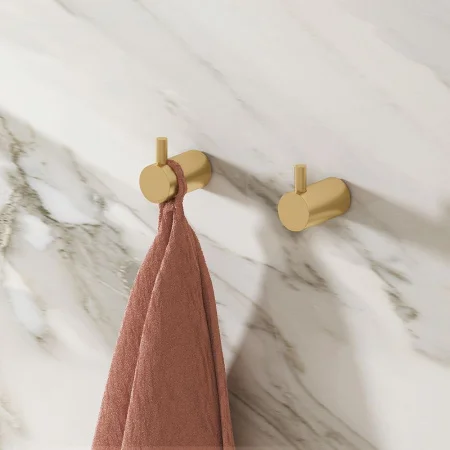 Набор крючков одинарных Iddis Petite PET2G02i41 матовое золото 2шт Набор крючков одинарных Iddis Petite PET2G02i41 матовое золото 2шт