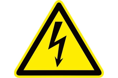 Знак пластик  Опасность поражения электрическим током  (Молния) W08 150х150мм PROxima EKF pn-1-02 47