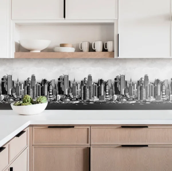 Фартук кухонный АБС Мегаполис 600х3000 Stella