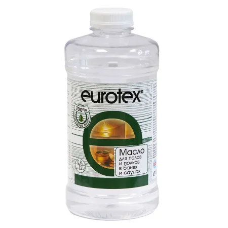 Масло для защиты полка Eurotex Сауна 0,8 л