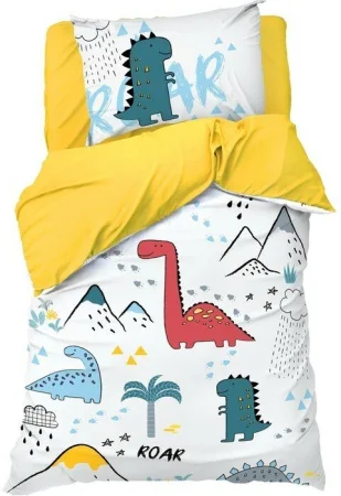 Постельное бельё «Этель» 1.5 сп Dinoparty 143х215 см, 150х214 см, 50х70 см -1 шт,100% хлопок, бязь 4