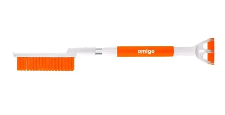 Щетка для уборки снега автомобильная Amigo grande 71115 телескопическая  с силиконовой щетиной