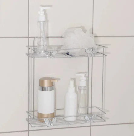 Полка 2х-ярусная "Бабочки" 28,5х11х31 см 2998315