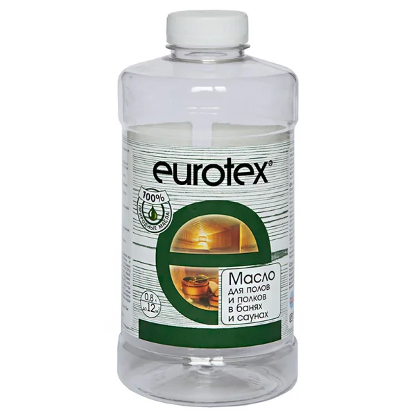 Масло для защиты полка Eurotex Сауна 0,8 л