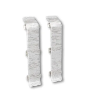 Соединитель для плинтуса 362 Акация белая 80мм Лексида