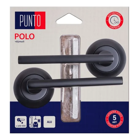 Комплект ручек PUNTO LM A R.TL54.POLO HD BL-24 черный  6