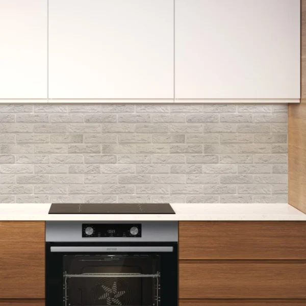 Фартук кухонный АБС Кирпич белая пудра 600х3000х1,5мм Stella