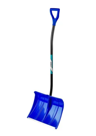 Лопата снегоуборочная пластиковая 374х500х1420мм с алюм. черенком ЛПА-500 Сибин 421847