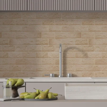 Фартук кухонный АБС Кирпич крем-брюле 600х3000х1,5мм Stella