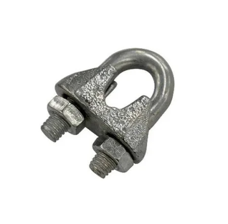 Зажим для стальных канатов DIN 741, цинк  5 мм уп. - 2 шт. SteelRex