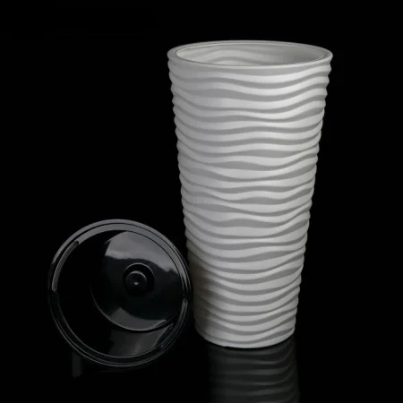 Кашпо для цветов Idea Дюна М3402 Белый 42л d340мм