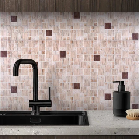 Панель ПВХ 0,3 мозаика Дуб белфорт