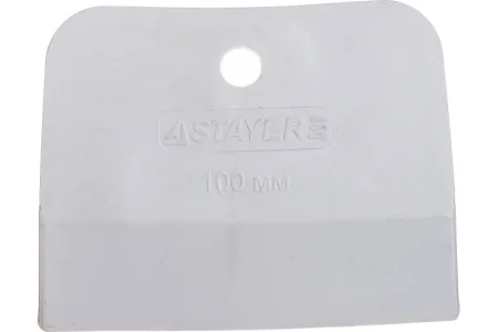 STAYER  MAXFlat, 100 мм, для затирки швов эластичный, белый, резиновый шпатель (1027-100)