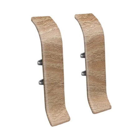 Соединитель для плинтуса 206 Дуб коньячный 55мм Идеал