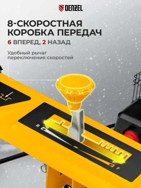 Снегоуборочная машина гибридная Denzel SWB-600 97661