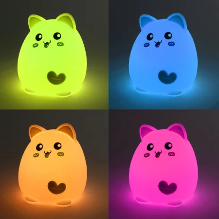 Светильник-ночник NLED-414-2W-BU белый с синим Б0041093 (Эра) *1/24