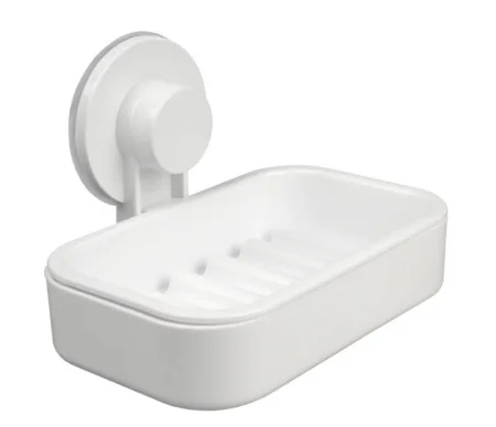 Мыльница на липучке Аквалиния EASY B6681-7 белая