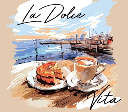 Картина на холсте  Dolce vita  30х30см 8233028  1