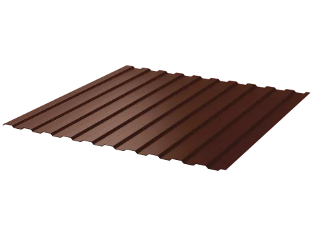 Профлист С-8 1200х3000х0,45мм RAL8017 шоколад (3,6м²)