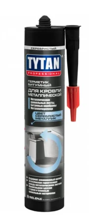 Герметик битумный д кровли Professional чёрный 310мл 17690 (Tytan)  12 (-30)