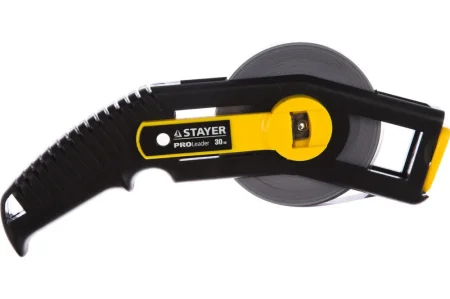 Лента-рулетка мерная 30м геодезическая Stayer Leader стальная 2-34183-030  1