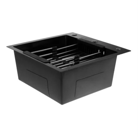 Мойка для кухни с сифоном Dikalan KN505008 нержавеющая сталь 500х500х220мм 