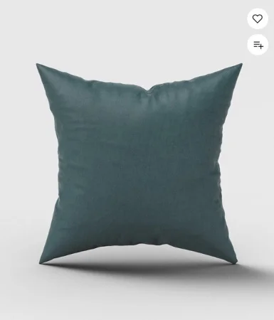 Подушка декоративная Канвас 40х40см серо-голубой 58092756