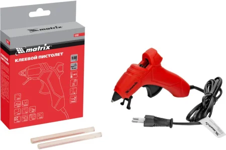 Пистолет клеевой 7мм 15 (60) Вт, 8 г мин Matrix 93003  1