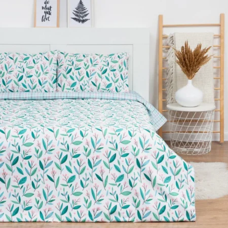 Постельное белье LoveLife 2сп Leaves 175х215см 200х225см 50х70см -2шт 100% хлопок сатин 125г/м2 7841039