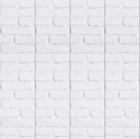 Панель ПВХ Кирпич белый 347 2700х250х8мм