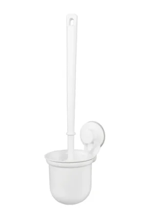 Ерш для туалета с подставкой Аквалиния EASY B6681-24 белый на липучке